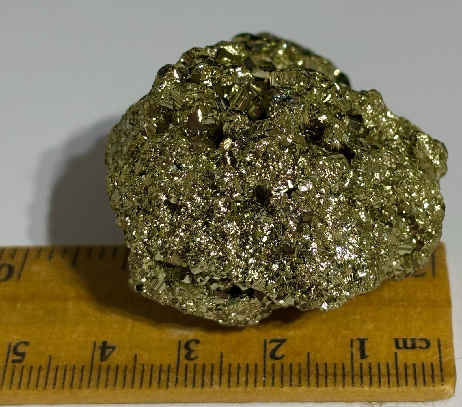 Pyrite Crystal Cluster Stunning Example Golden Sparkly Gemstone 52 X 37mm | 105g