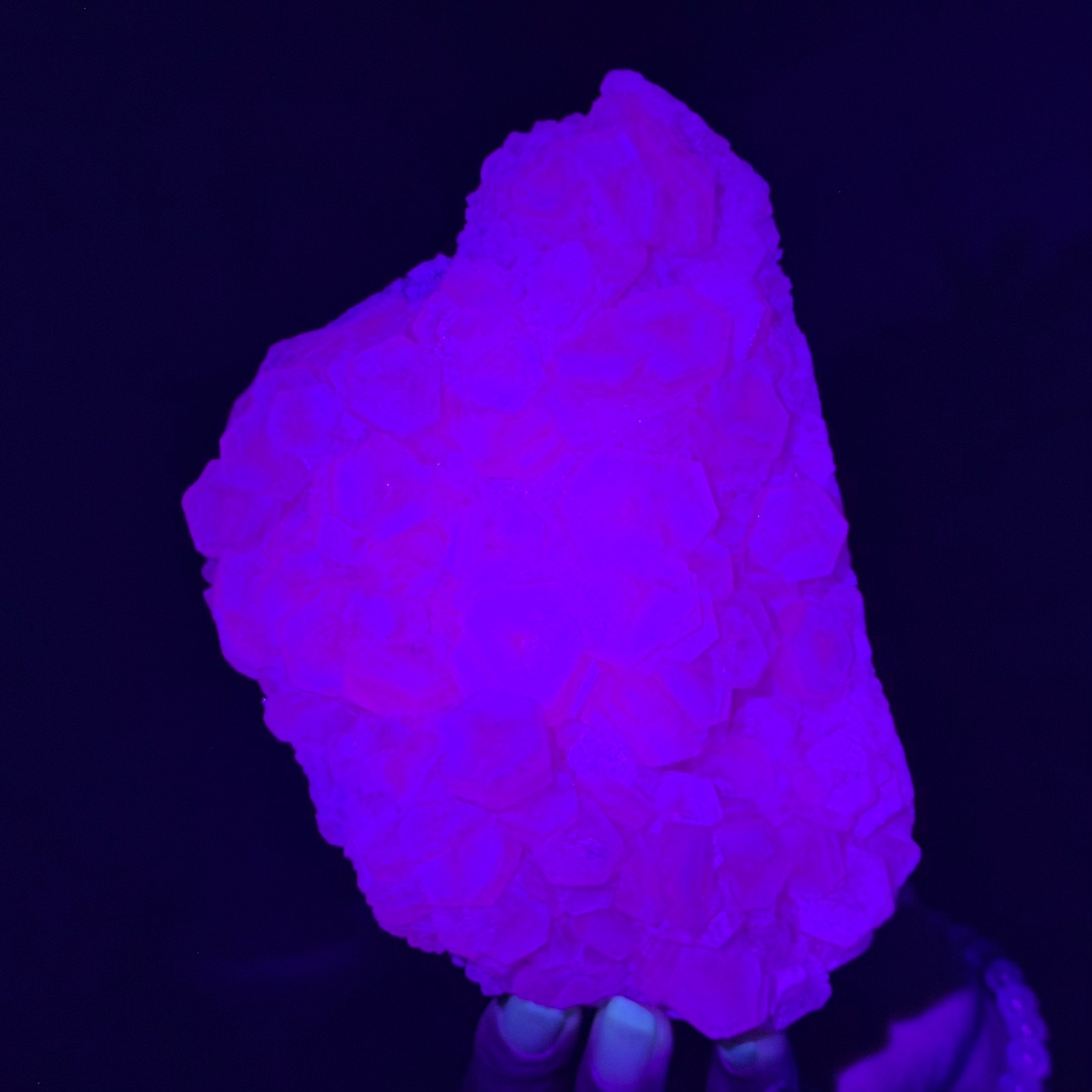 2.20LB Natural String of Copper Coins Calcite/Fluorescent Glow Under UV Light