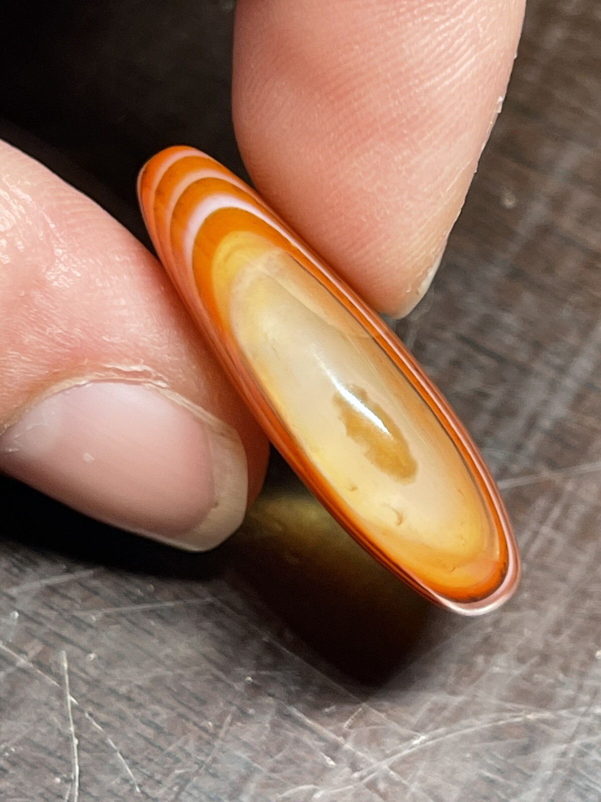 Sardonyx Cabochon 1.21in x .9in x .35in 9g