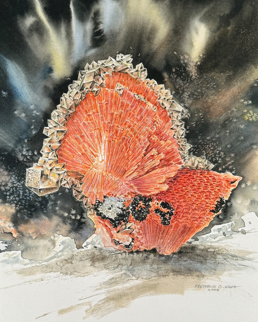 Fred Wilda – Inesite – China – Limited Edition Mineral Art Print