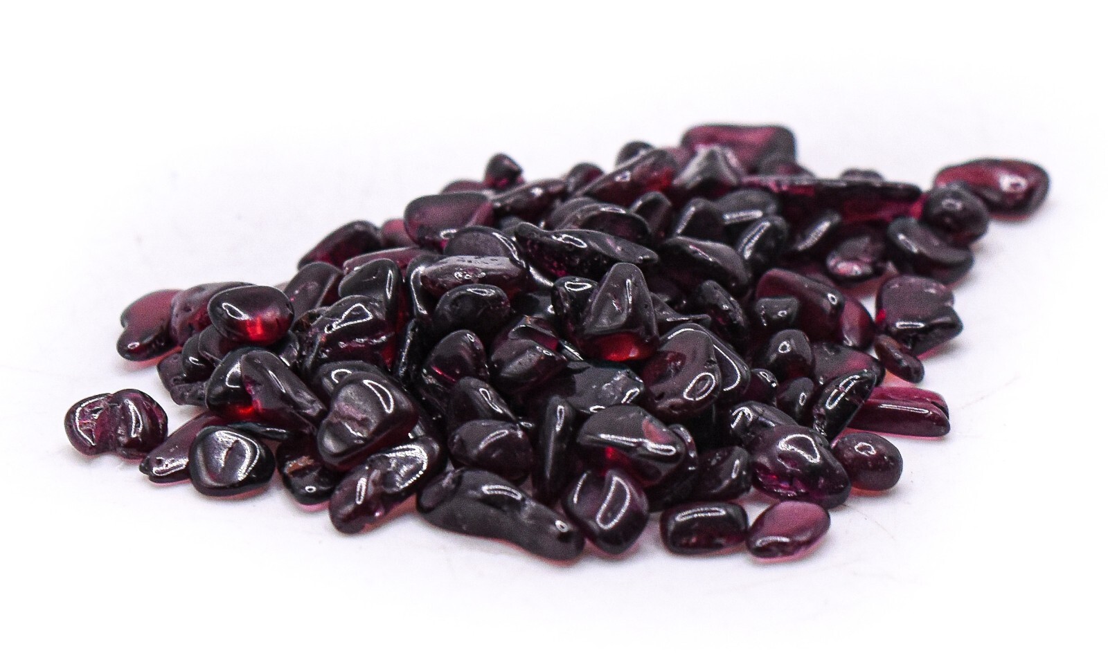Deep Red Garnet Pyrope Small Pebbles Tumble Stone Crystal Minerals Cabs Specimen