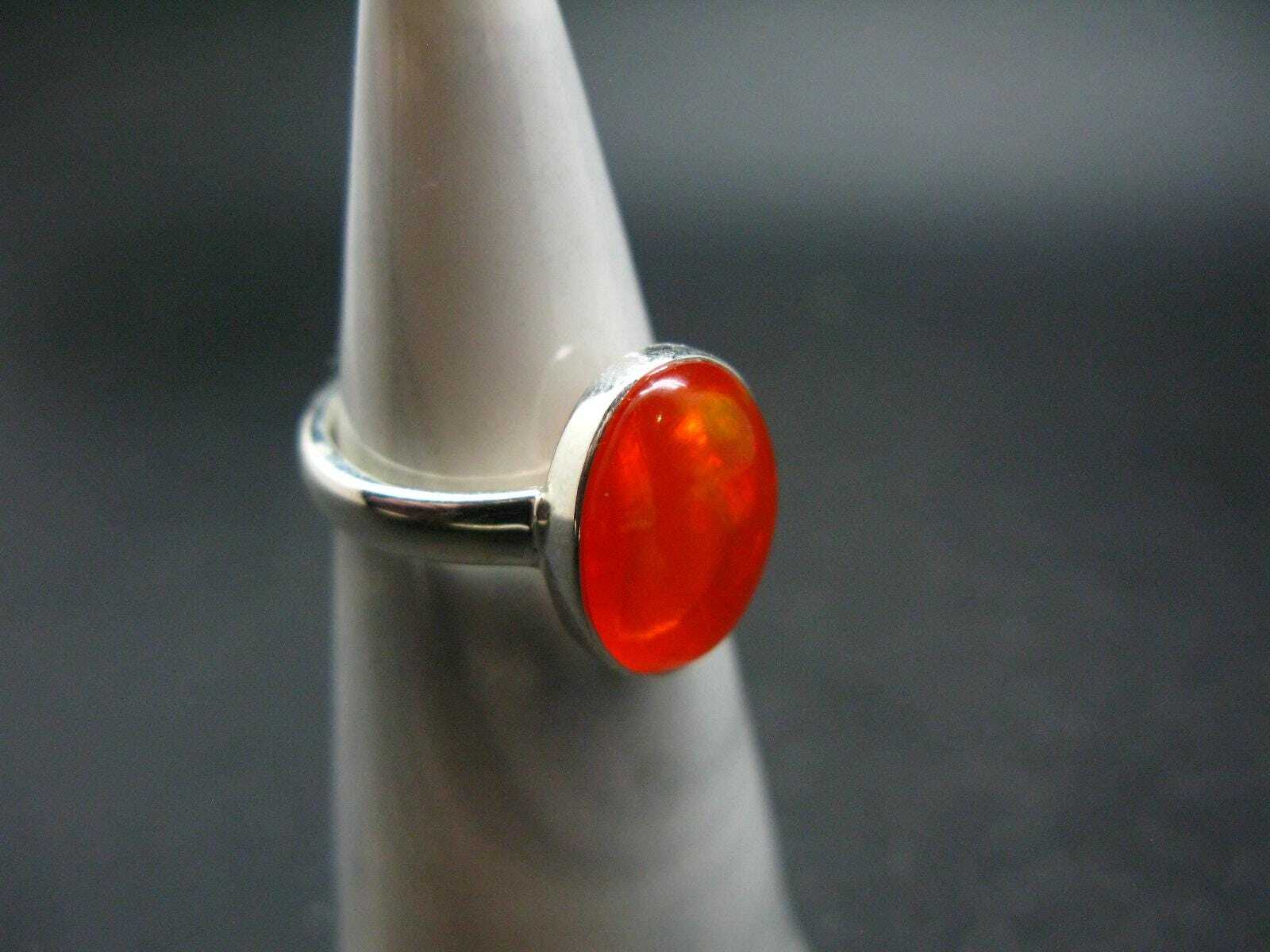 Natural Opal 925 Sterling Silver Ring from Ethiopia – Size 7
