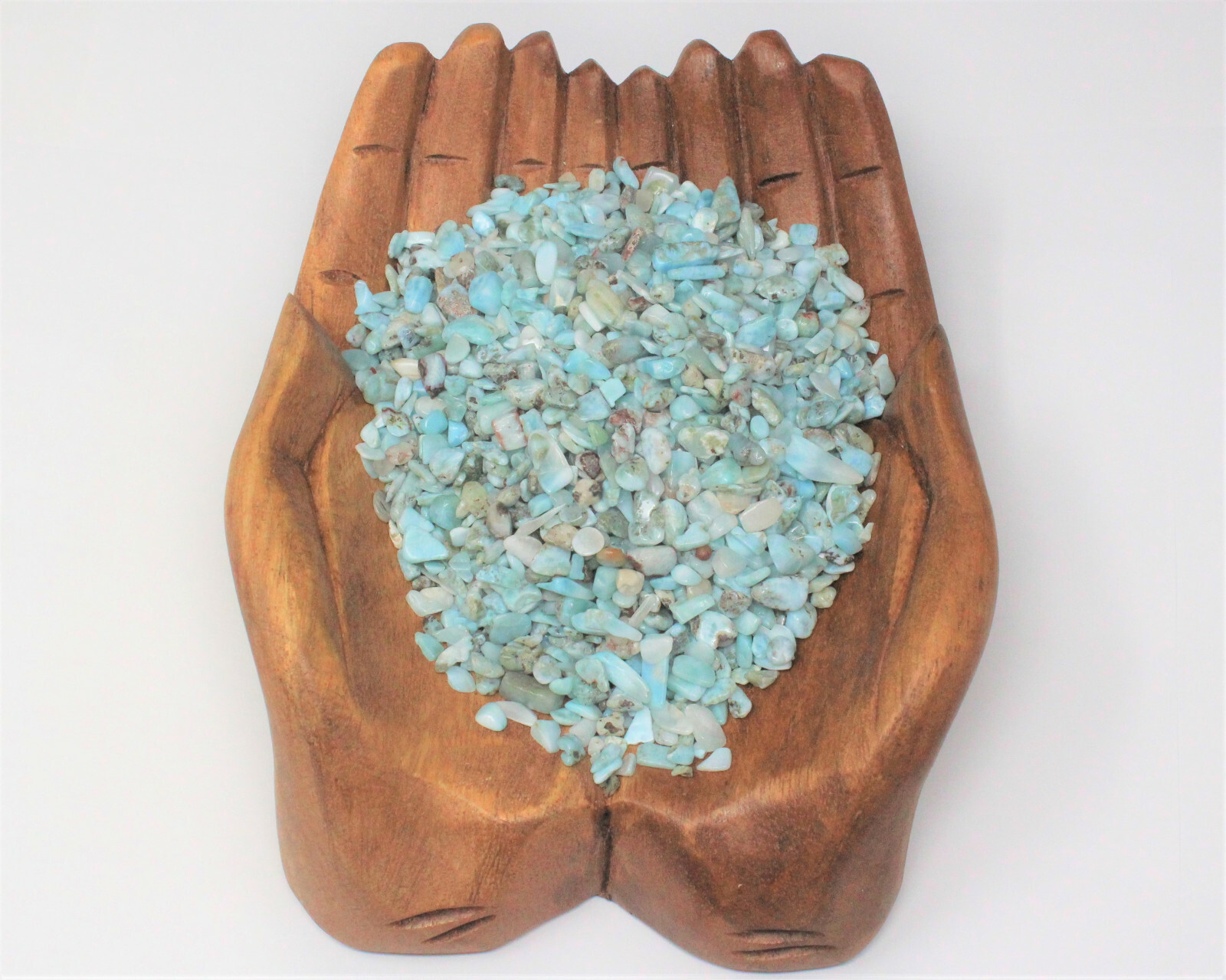 Larimar Semi Tumbled Gemstone Mini Chips 5 – 8 mm Bulk Lots – Choose How Much