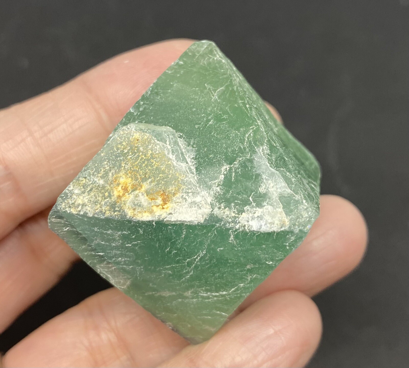 Fluorite Octahedron Green 67g, Aura, Feng Shui, Crystal Healing