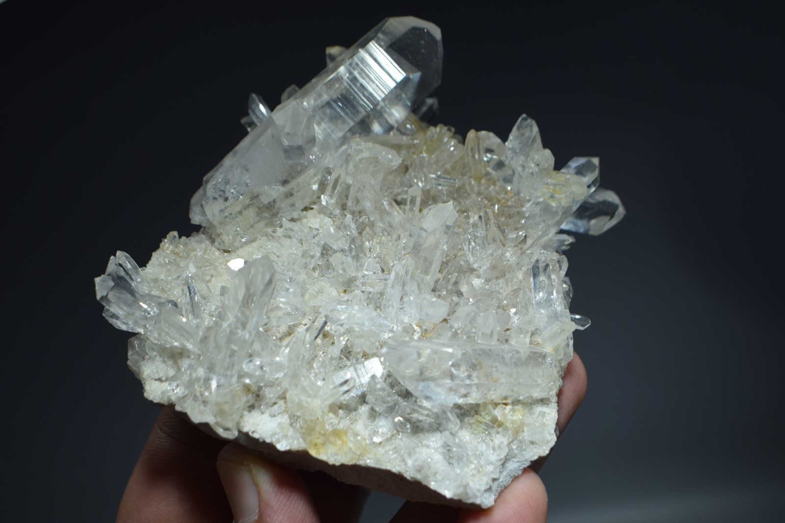 Natural Quartz Crystal Cluster Specimen 230g 88x80x30mm Collector Display