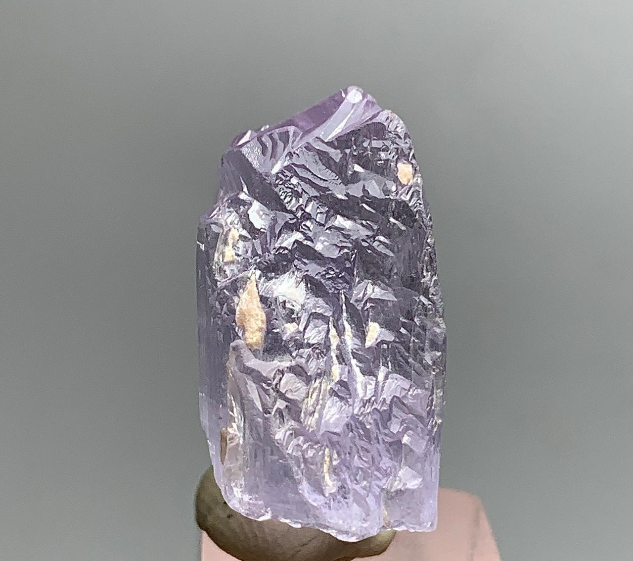 68 Carat Natural Pink Kunzite Crystal From Afghanistan