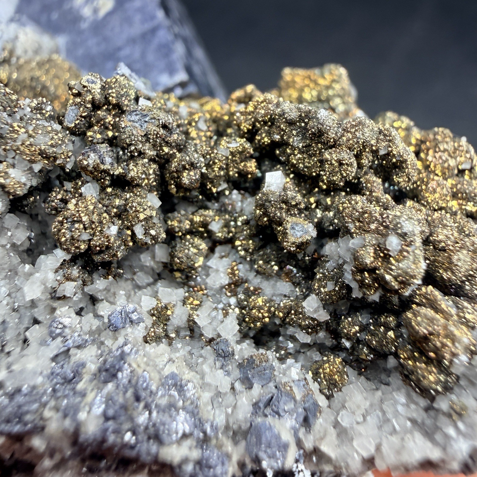 Galena Chalcopyrite Dolomite Crystal Combo / Missouri *Video*