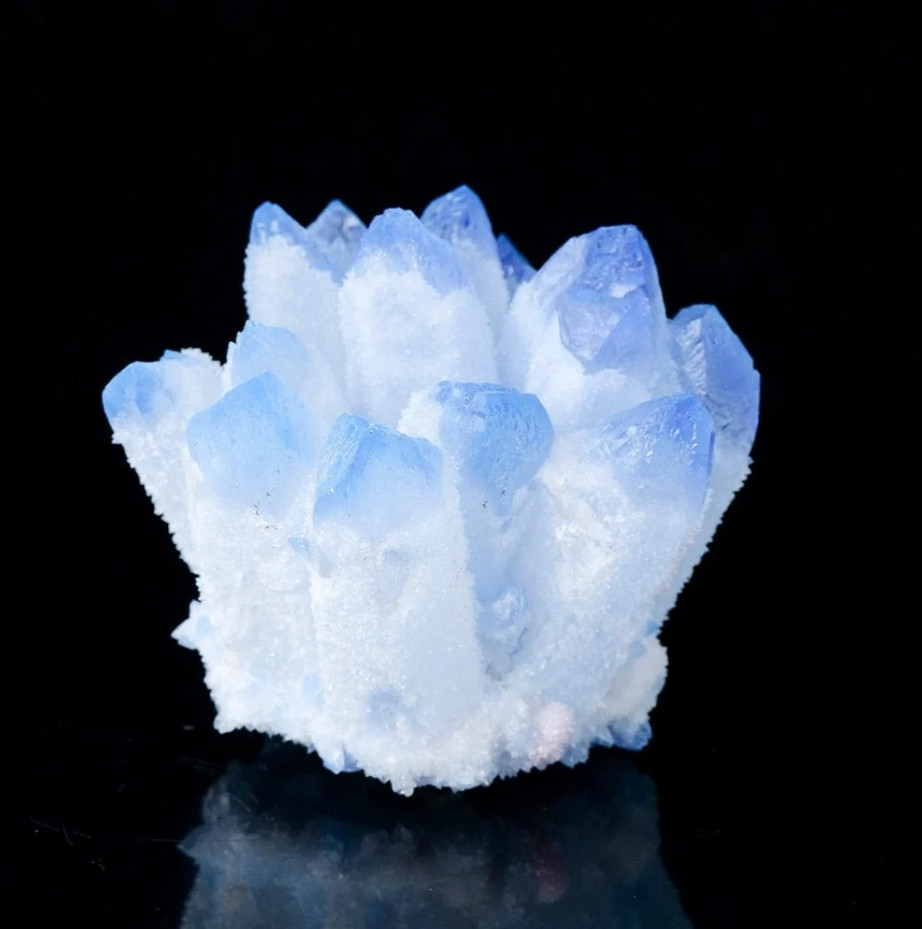 400g+ Rare Large Raw Blue Phantom Quartz Crystal Cluster Quartz Mineral Specimen