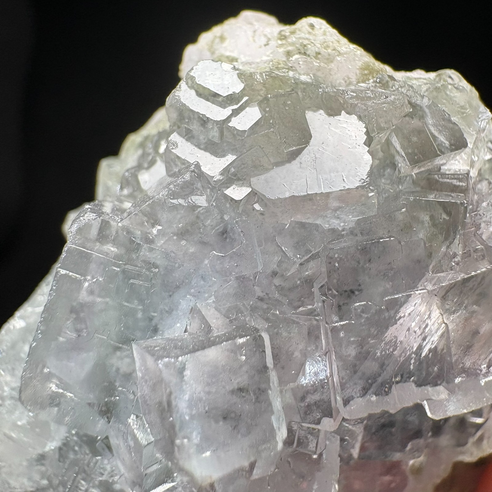 AAA+ Water-Clear Cubic Fluorite Cluster Specimen Natural Crystal Raw Mineral