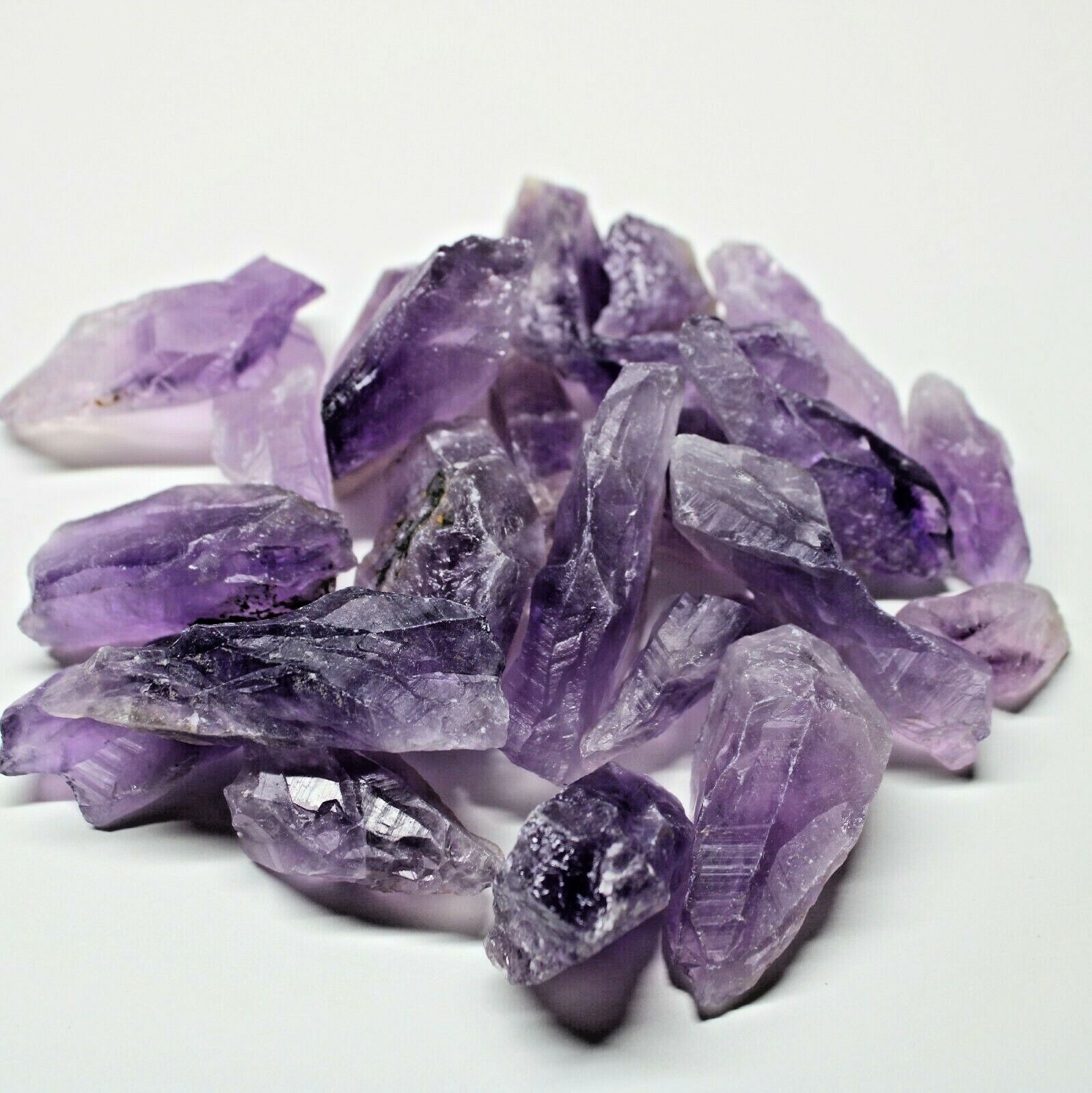 1/4 lb Rough Amethyst Pieces Points Chunks Crystals Rocks Bulk Gems Jewelry
