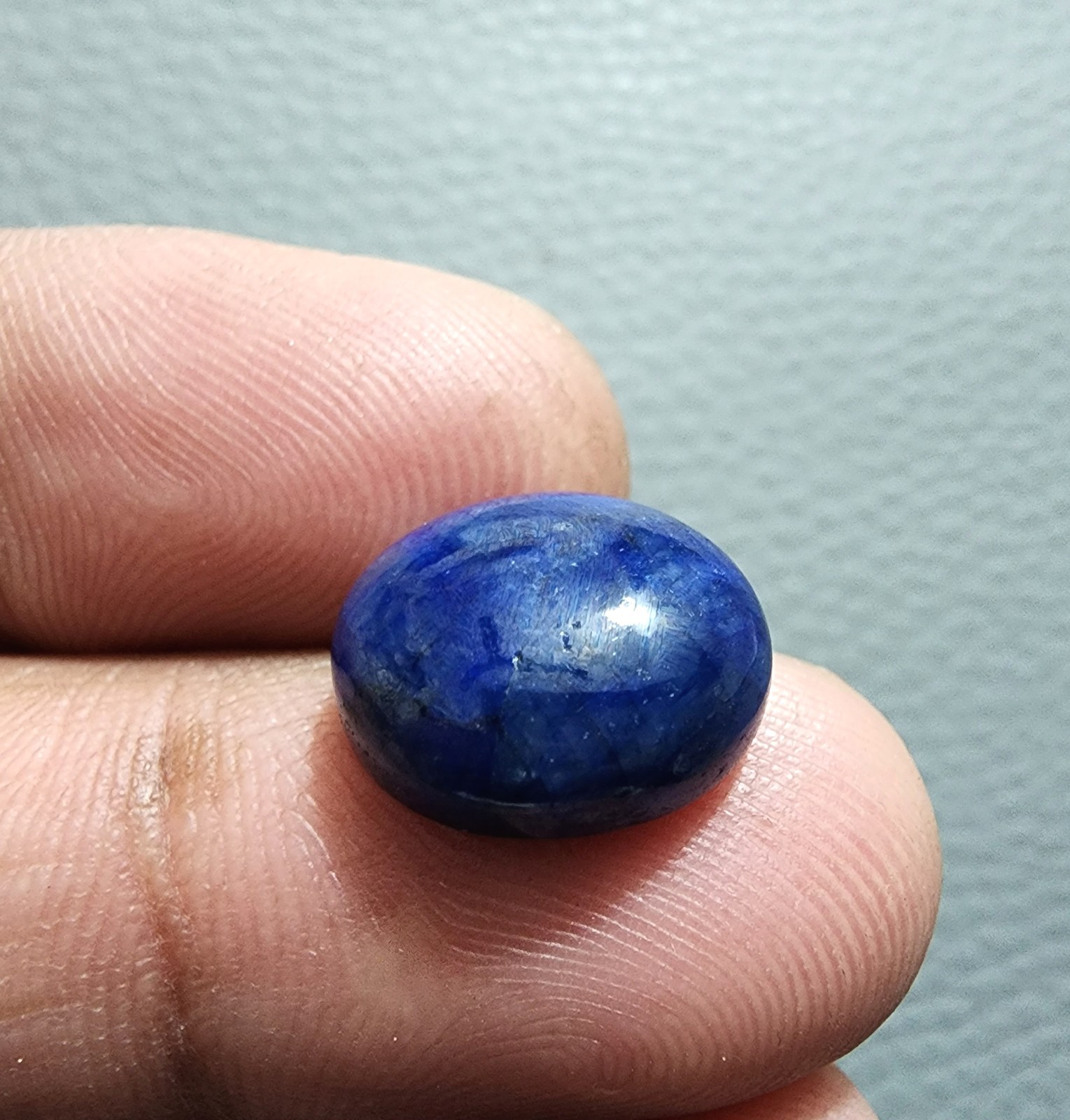 14.80Ct Rare Blue Sapphire Oval Shape Cabochon Loose Gemstone Smooth Polished