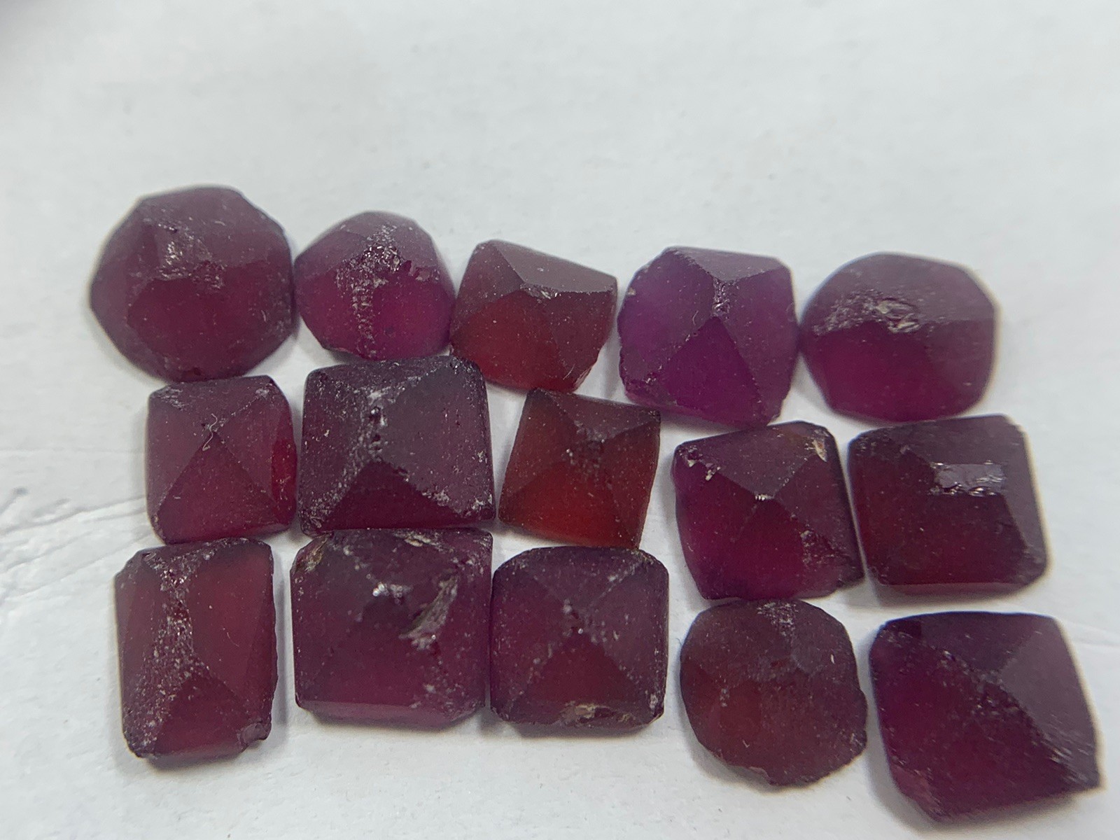 18 Ct Natural Rhodolite Preform Garnet From Africa