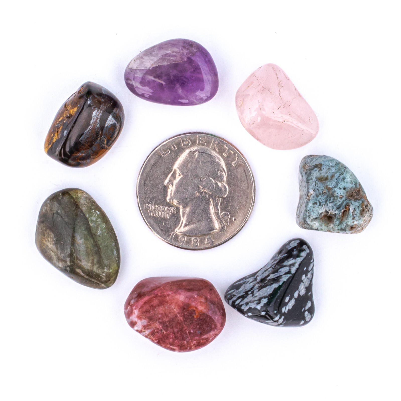 25g Tumbled Natural Assorted Mix Small Gemstone 5-10 Stones Gems Rocks Crystals