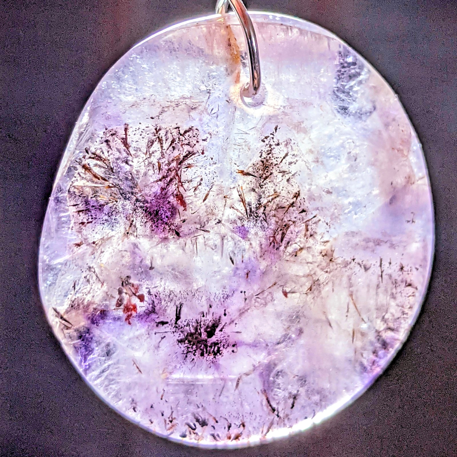 AURALITE 23 NECKLACE Certified Authentic Amethyst Quartz Super Seven Canada
