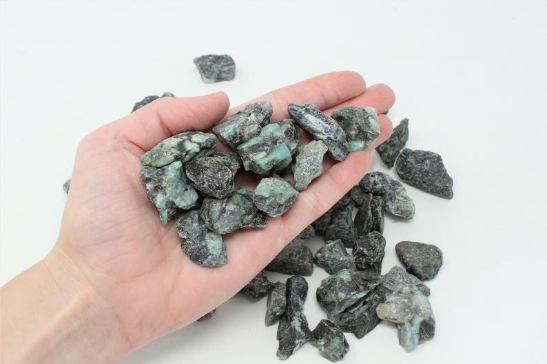 Rough Raw Emerald Crystals Stones from Brazil – High Grade A Quality