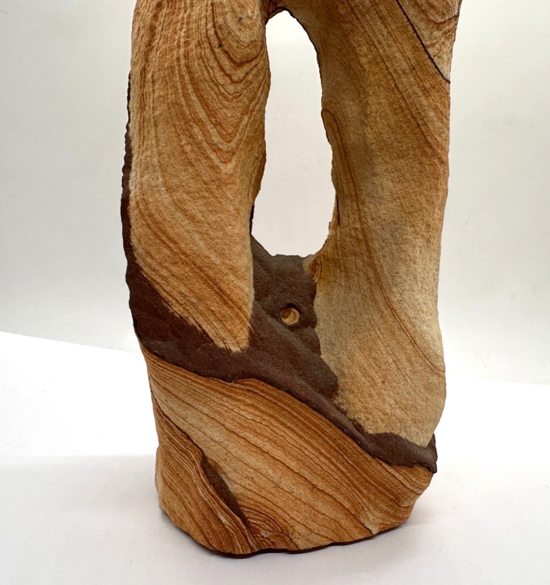 Sandstone Arch Sculpture Natural Rock Decor Display Piece 8″x3.5″ (3.2 Pounds)