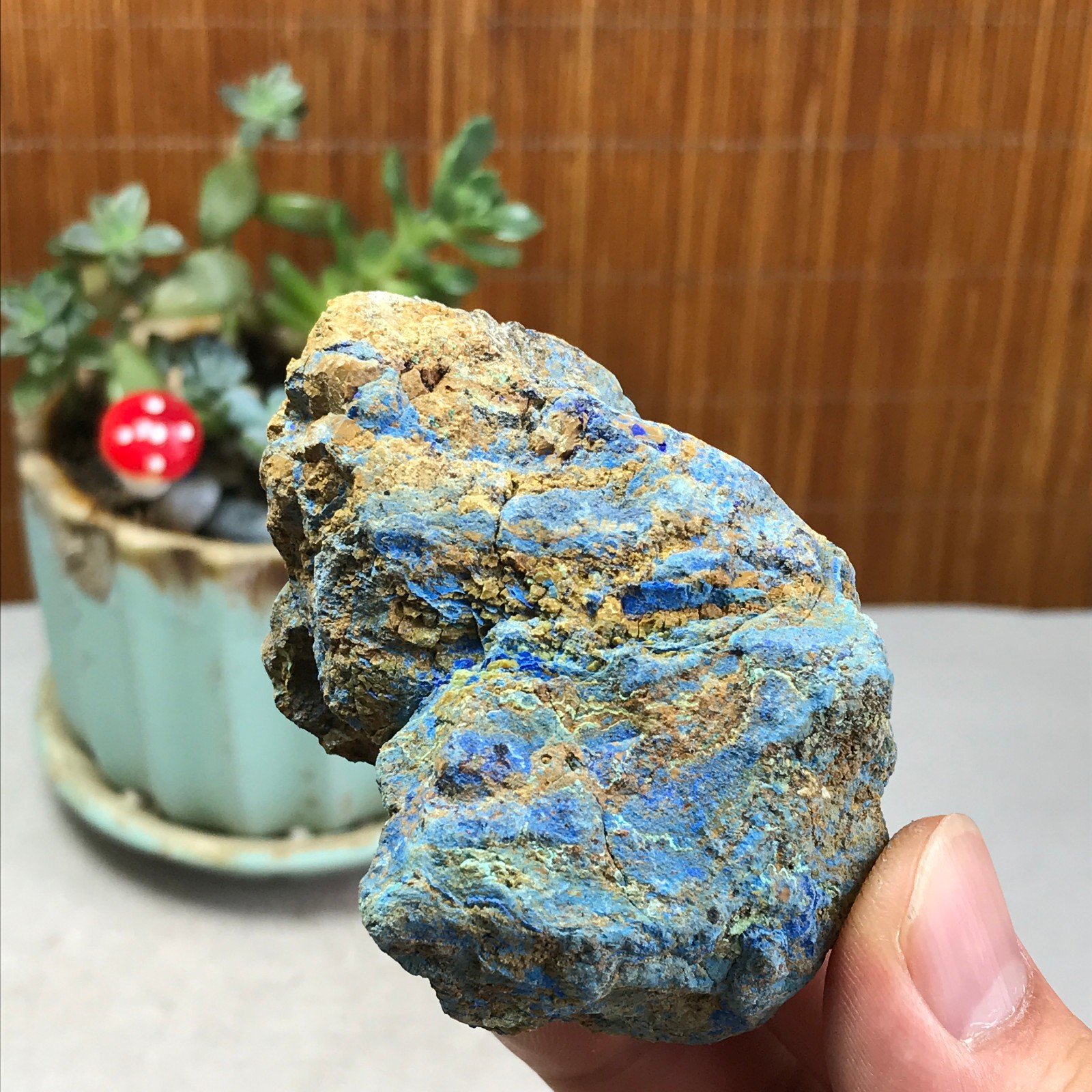 94g Natural Azurite/Malachite gemstone Rough original Crystal Specimen A5943