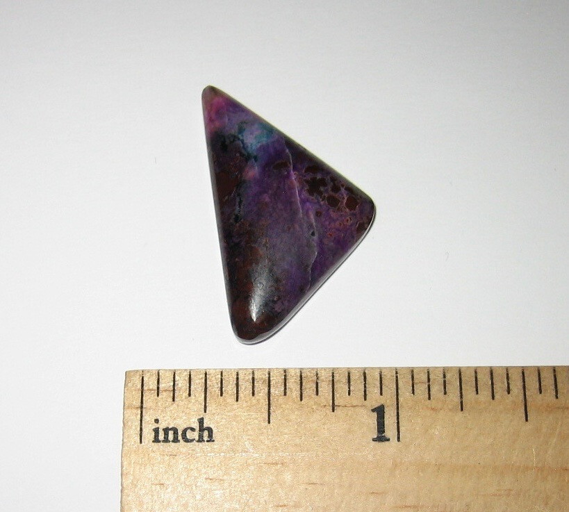 POLISHED 29mm x 17mm SUGILITE BUSTAMITE RICHTERITE CABOCHON SO. AFRICA 3.7g *A5