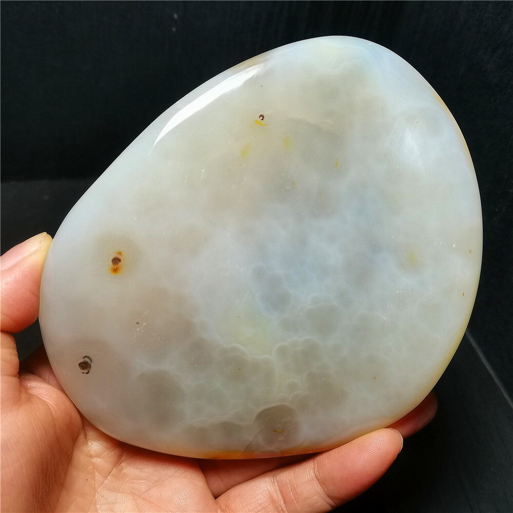 TOP 384 G Natural Polished Aquatic Plants Agate Crystal Madagascar BY384