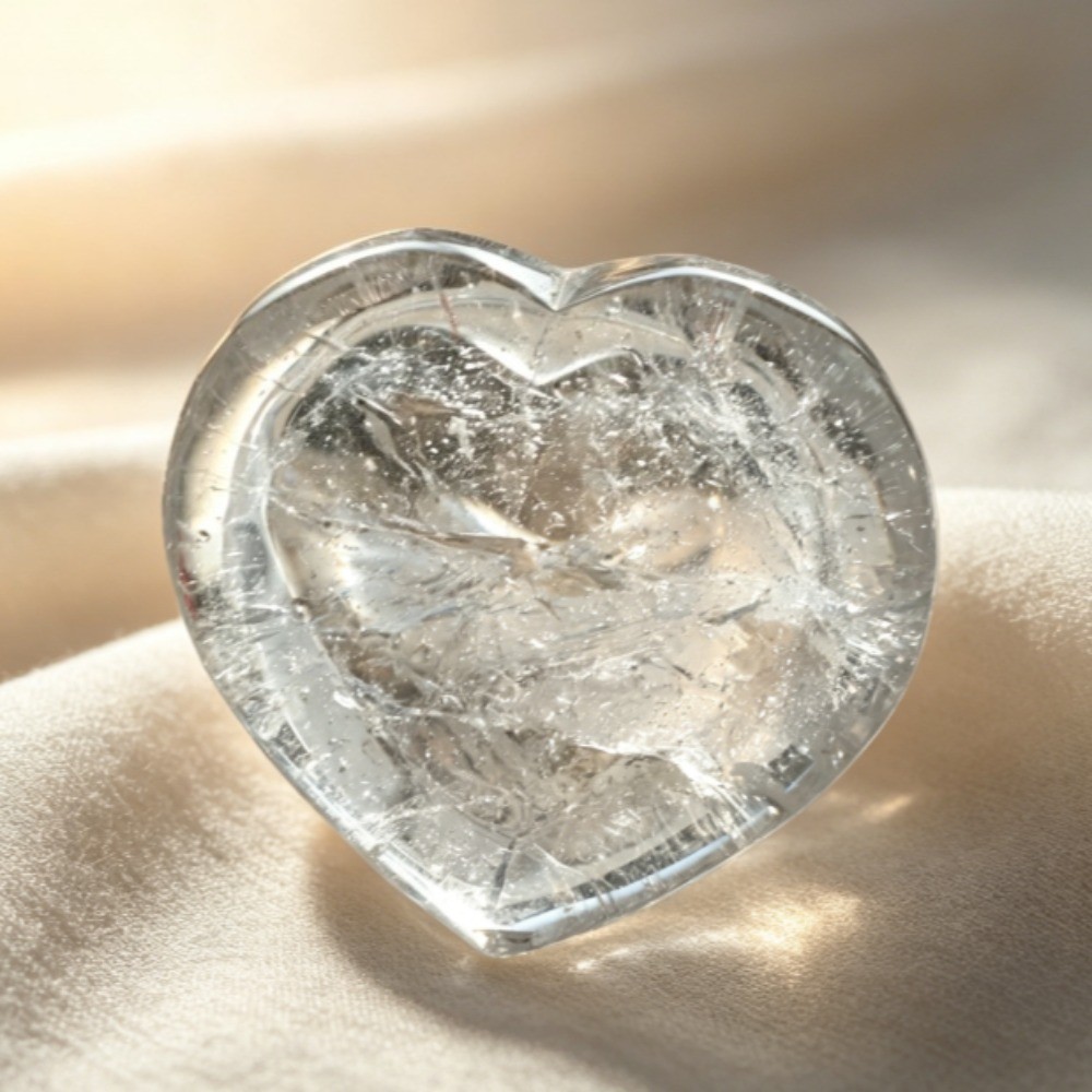 Natural Clear Quartz Bowl Crystal Carved Healing Stone Dish for Jewelry Decor