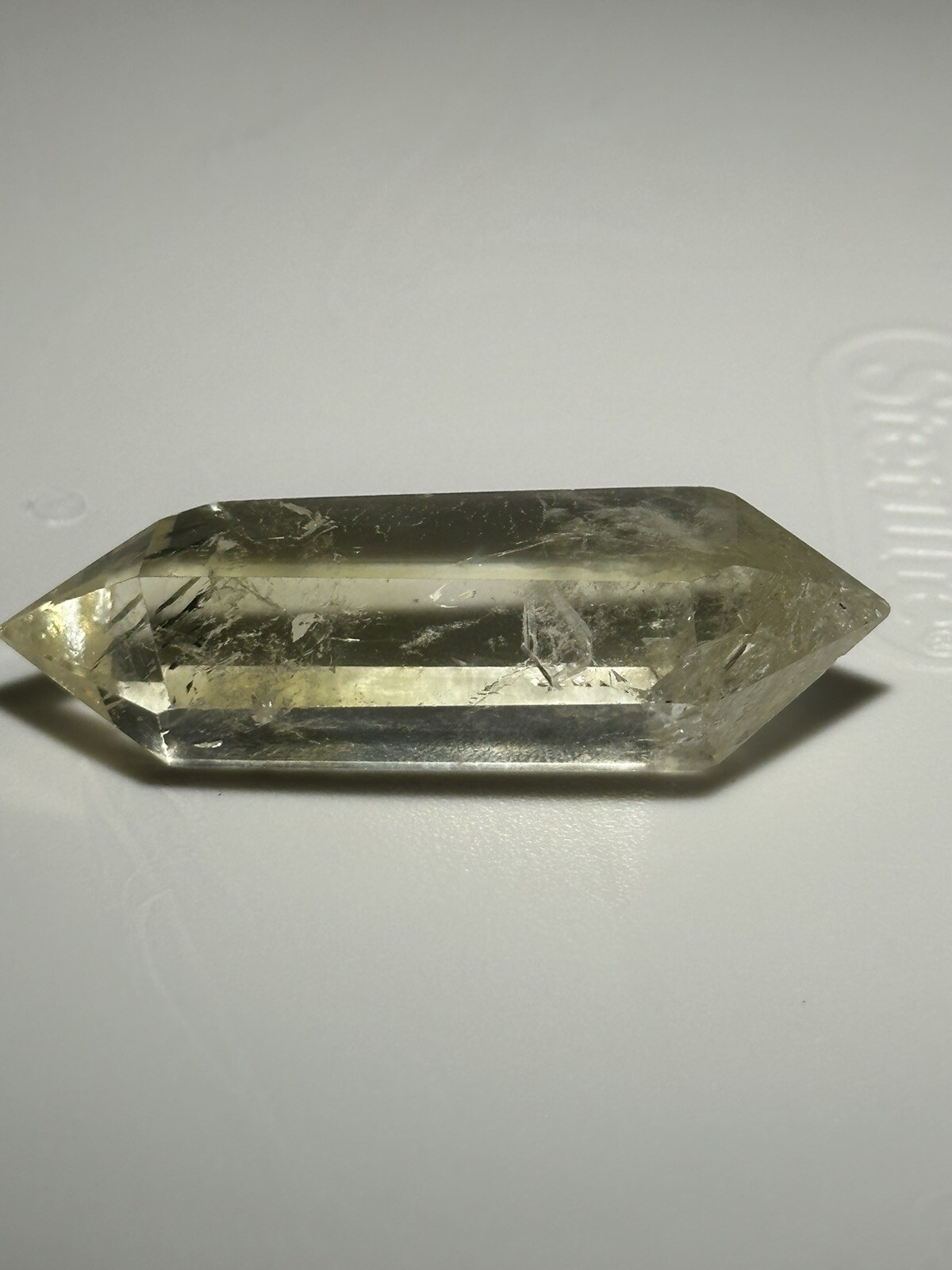 52mm 17 grams Polished Citrine Double Terminated Point Crystal Healing