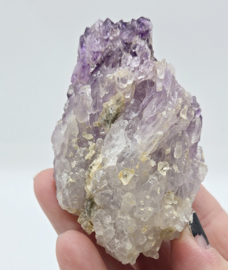 Unique Locality Purple Amethyst Crystal Specimen – India