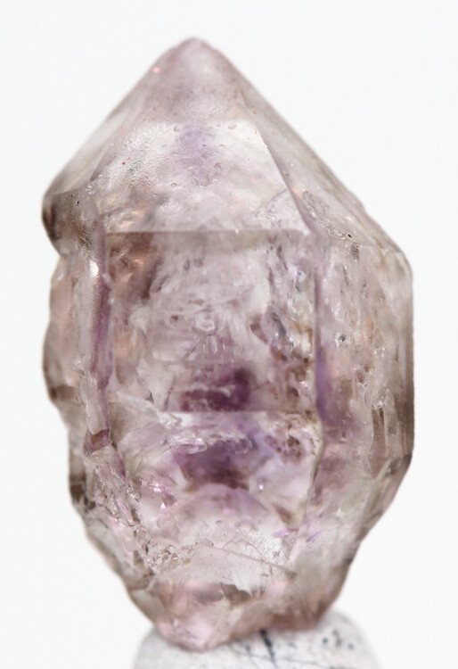 AMETHYST QUARTZ Crystal Cluster Mineral Specimen Purple Point w/ ID Card