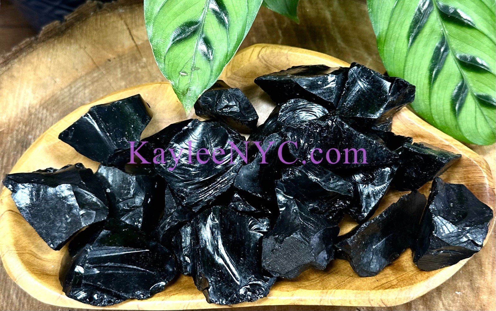 Wholesale Lot 2 Lbs Natural Black Obsidian Rough Crystal Healing Energy