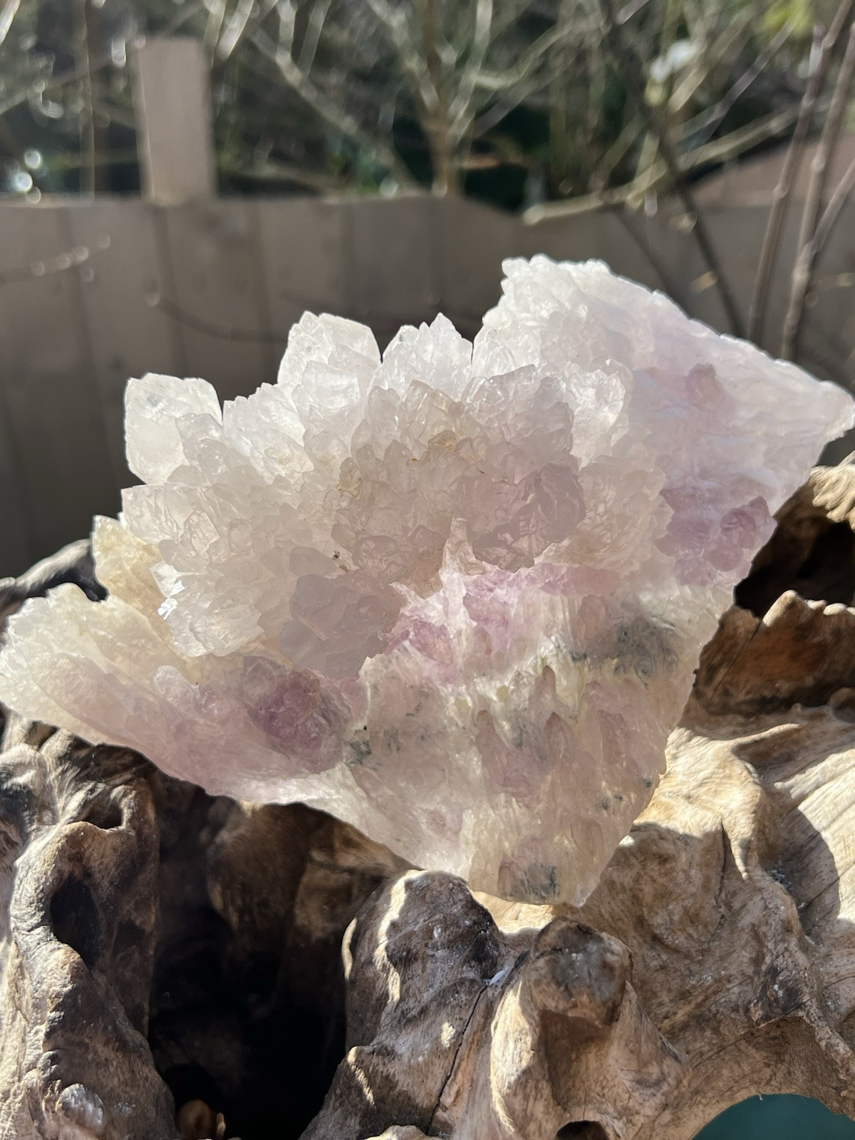 Pink Quartz Or Amethyst Rose Quartz Brazilian AAA+ Fan Like Structure