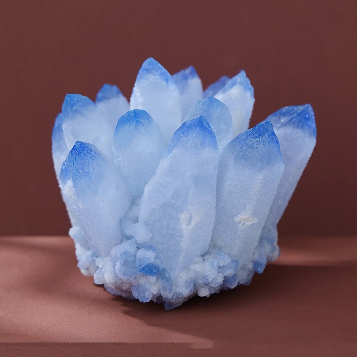 400g+ Rare Large Raw Blue Phantom Quartz Crystal Cluster Quartz Mineral Specimen