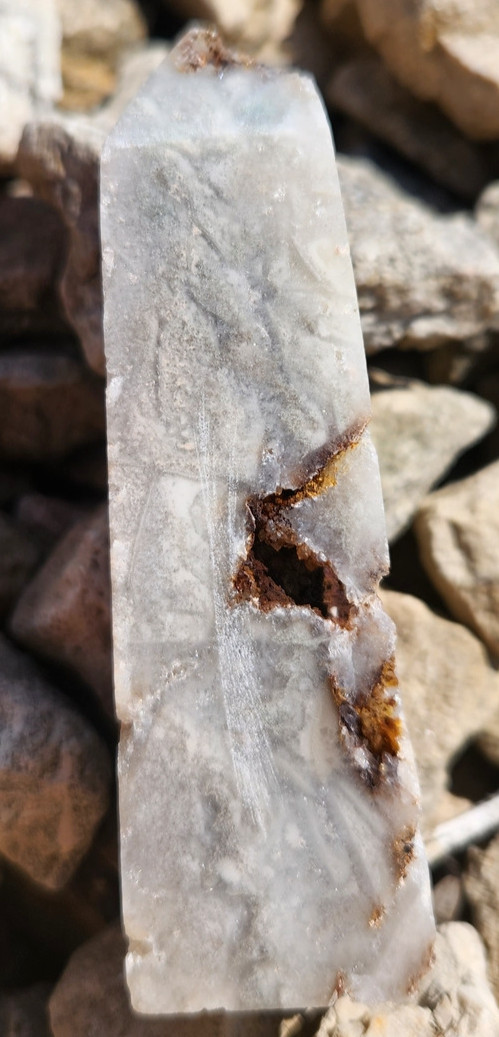 Sphalerite Tower Crystal Gemstone Chakra Point Wand
