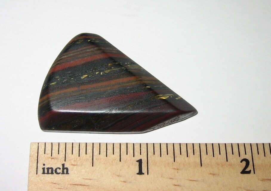 1.35″ TUMBLED POLISHED NATURAL TIGER IRON STONE MINERAL FROM AUSTRALIA 11.9g *12