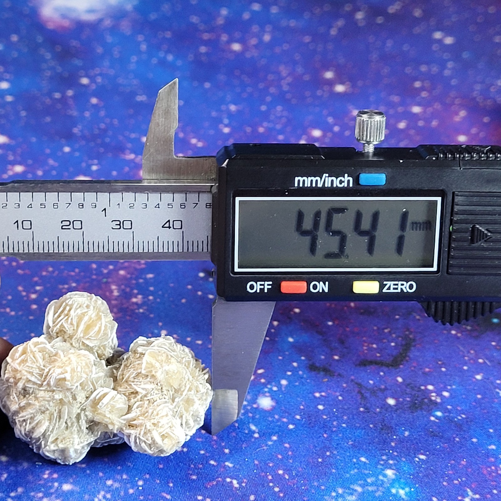 Desert Rose Selenite Gypsum Crystal Cluster 33.3g 1.8″ Natural Specimen *Video*