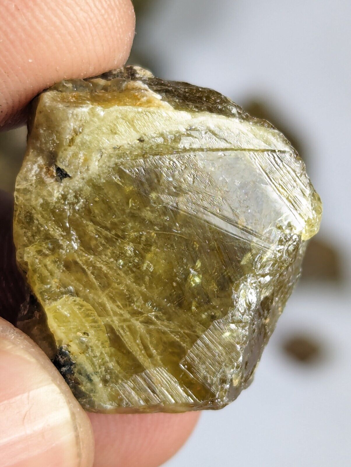 220grams Sphene Crystals From Zagi Mountains, KPK, Pakistan