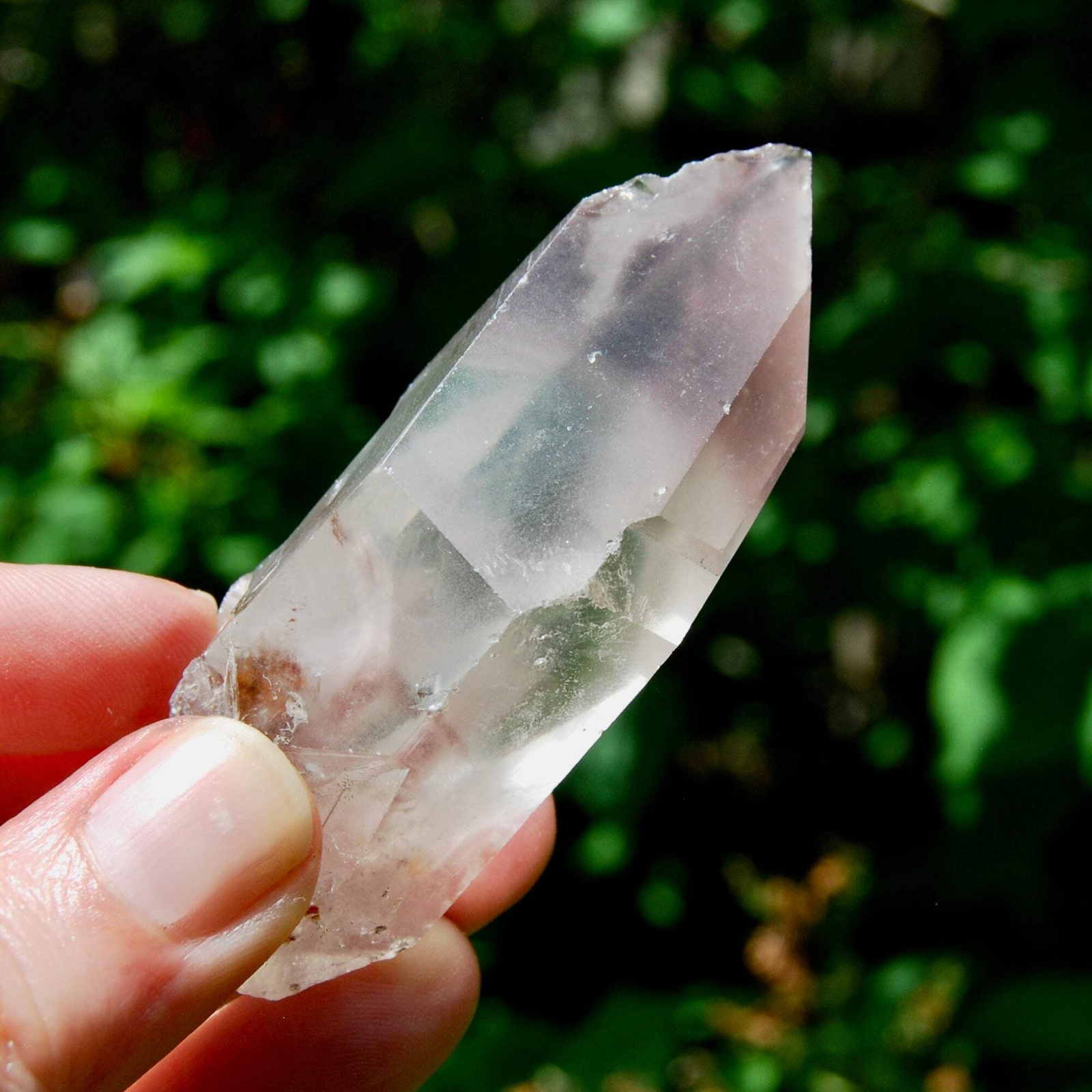 3in 73g Rare Pink Lithium Lemurian Quartz Crystal Starbrary, Brazil m1