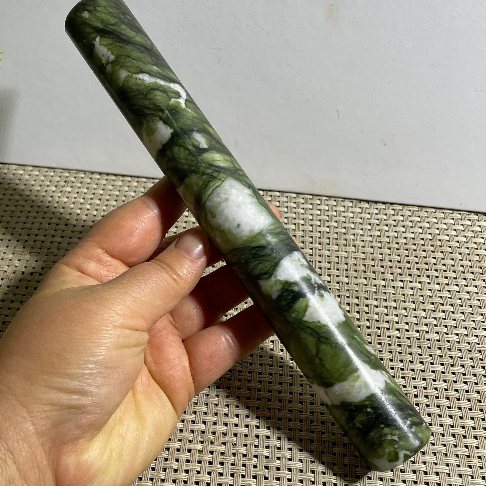 Jadeite Boulder stone Rough Raw Cut rolling pin Jade Specimen – random 310g g2