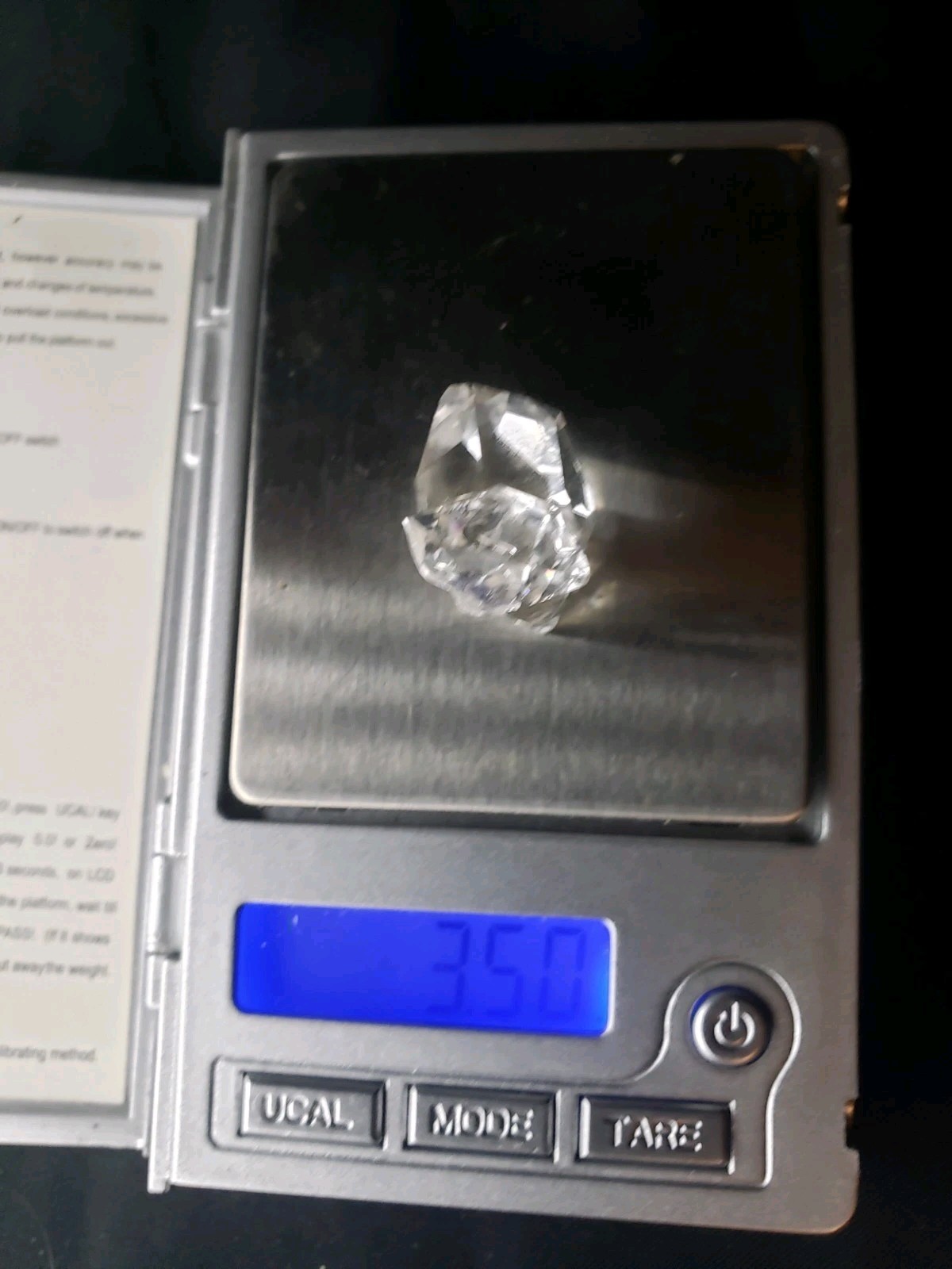 Herkimer Diamond 3.5g Quartz Double Terminated Sprouting New York