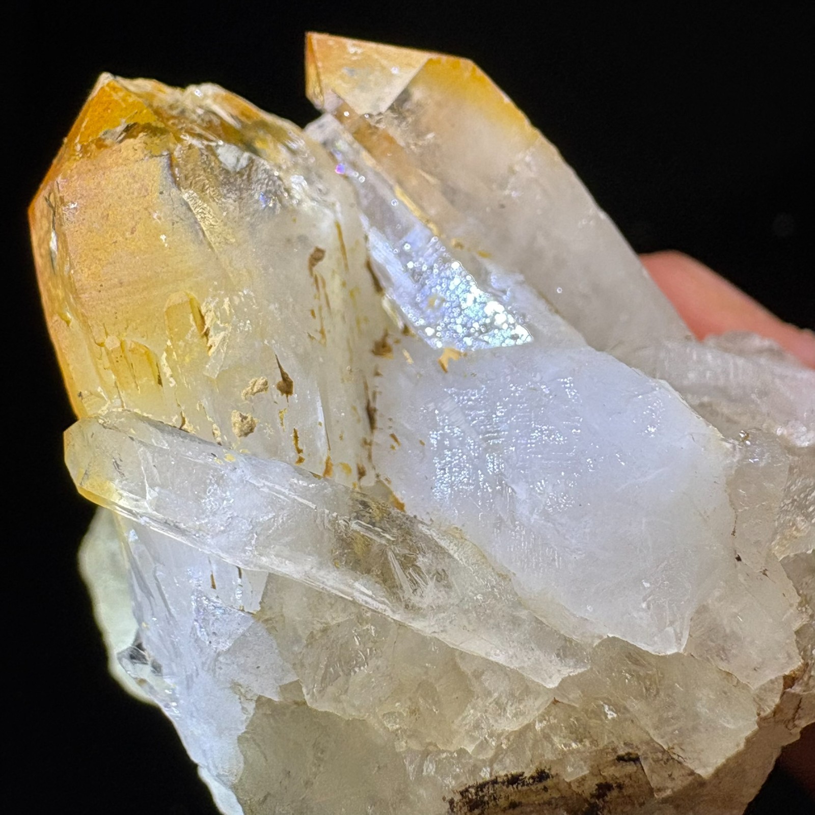 Natural Clear Quartz Cluster Crystal Specimen Raw Mineral Heal Reiki Clarity