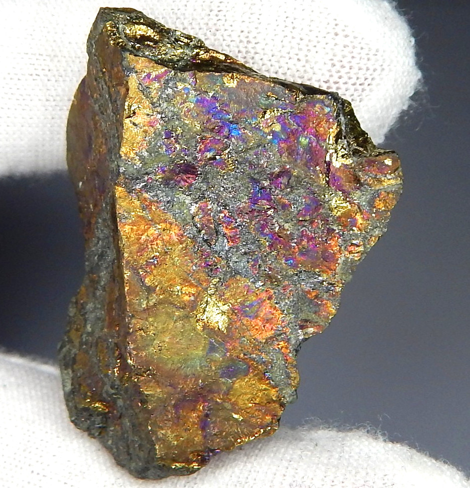 22g Chalcopyrite Peacock Ore Vivid Iridescence Natural Mined Unheated Raw Rough