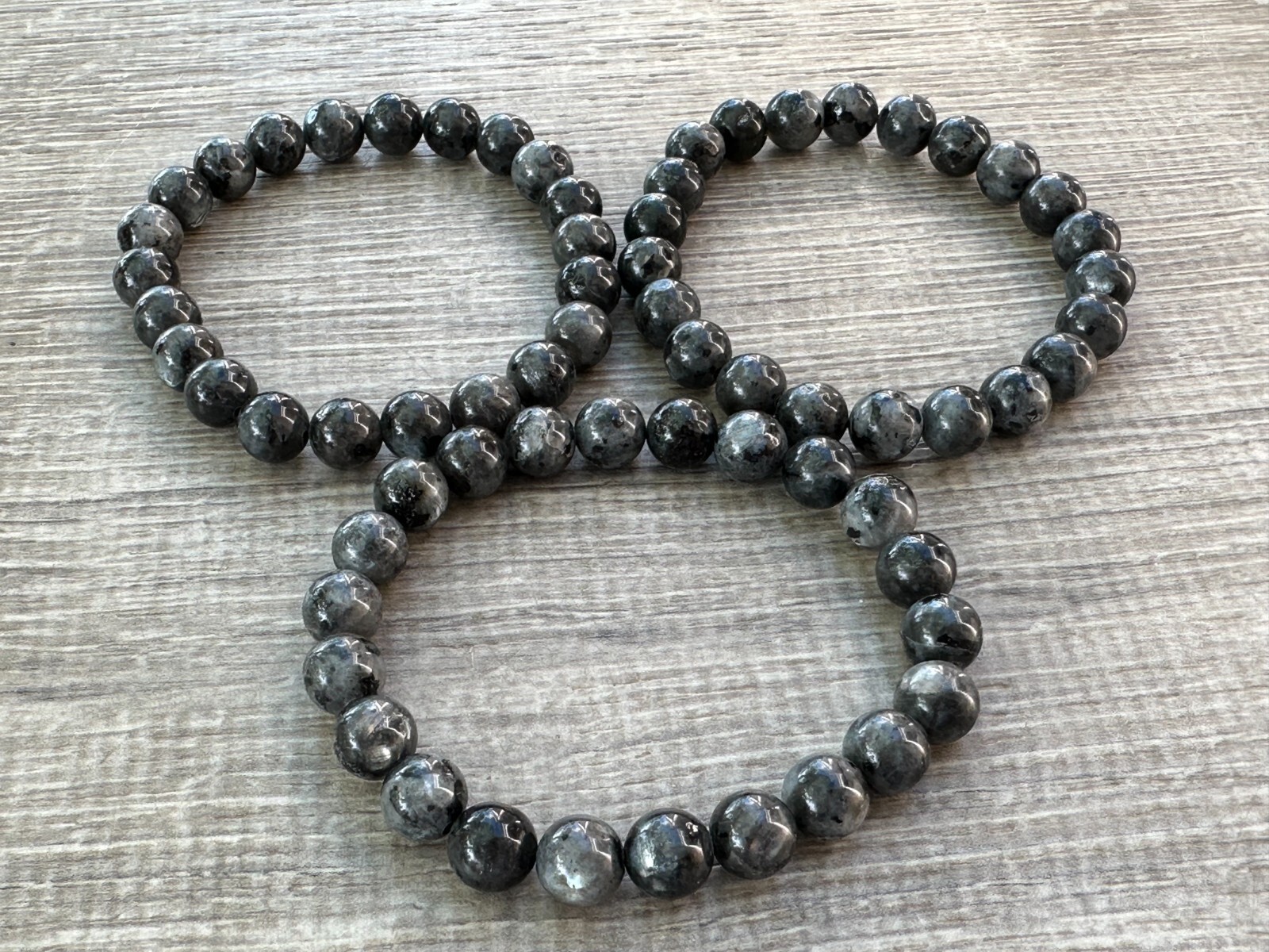 Grade A++ Black Labradorite Crystal Bead Bracelet 8mm, Genuine Gemstone,bulk Lot