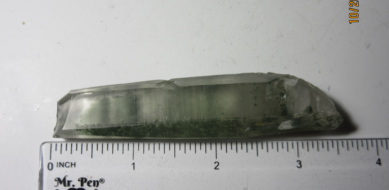 Chlorite Quartz Crystal Healer Piece 3 3/8 Inch Collectible Reiki CQP-1