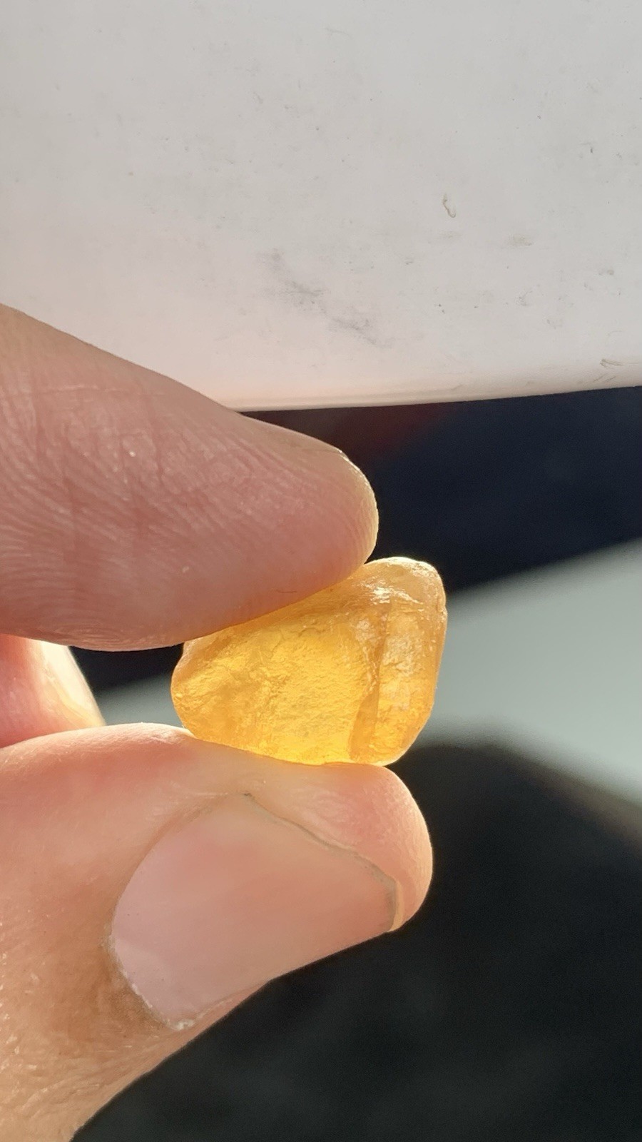 128 Ct Dark Orange Hessonite Garnet From Africa Facet Grade Rough