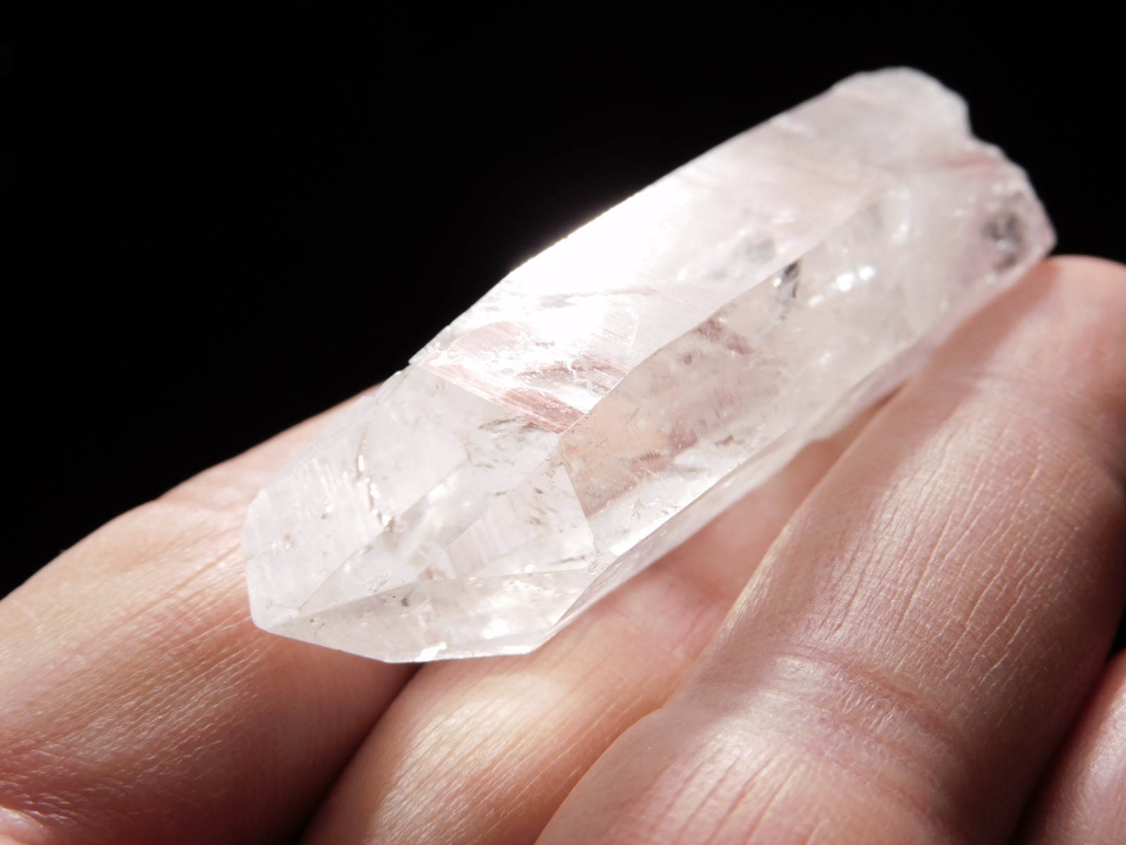 Smaller SUPER Translucent! QUARTZ Crystal 100% Natural Brazil 37.6gr