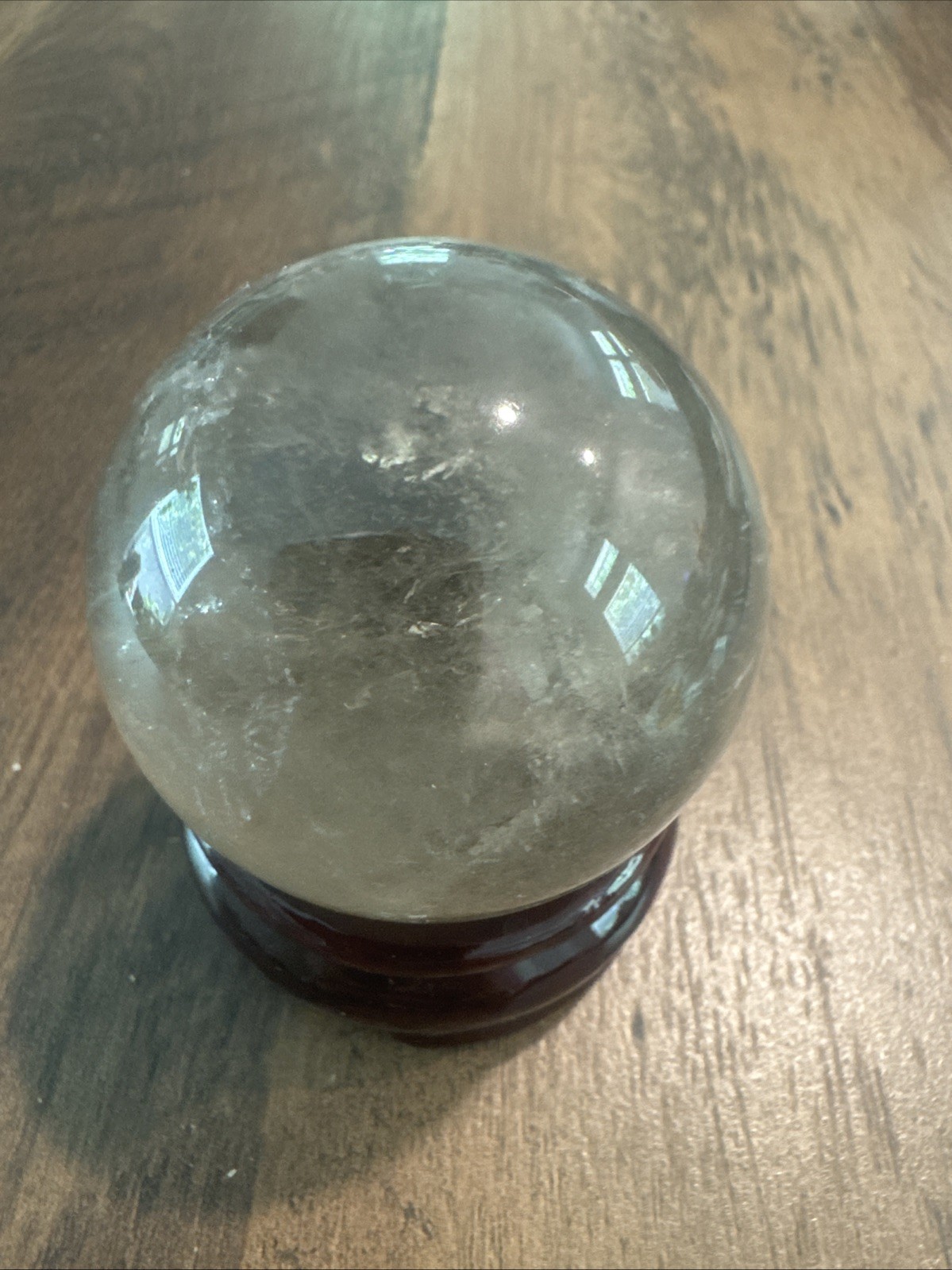 Smokey Quartz Crystal Sphere 205 Grams 2”