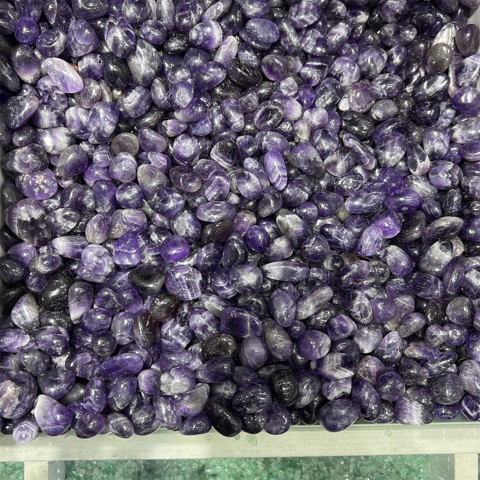 50g Natural Dreamy Amethyst Crushed stone crystal Energy Mineral Specimen gem