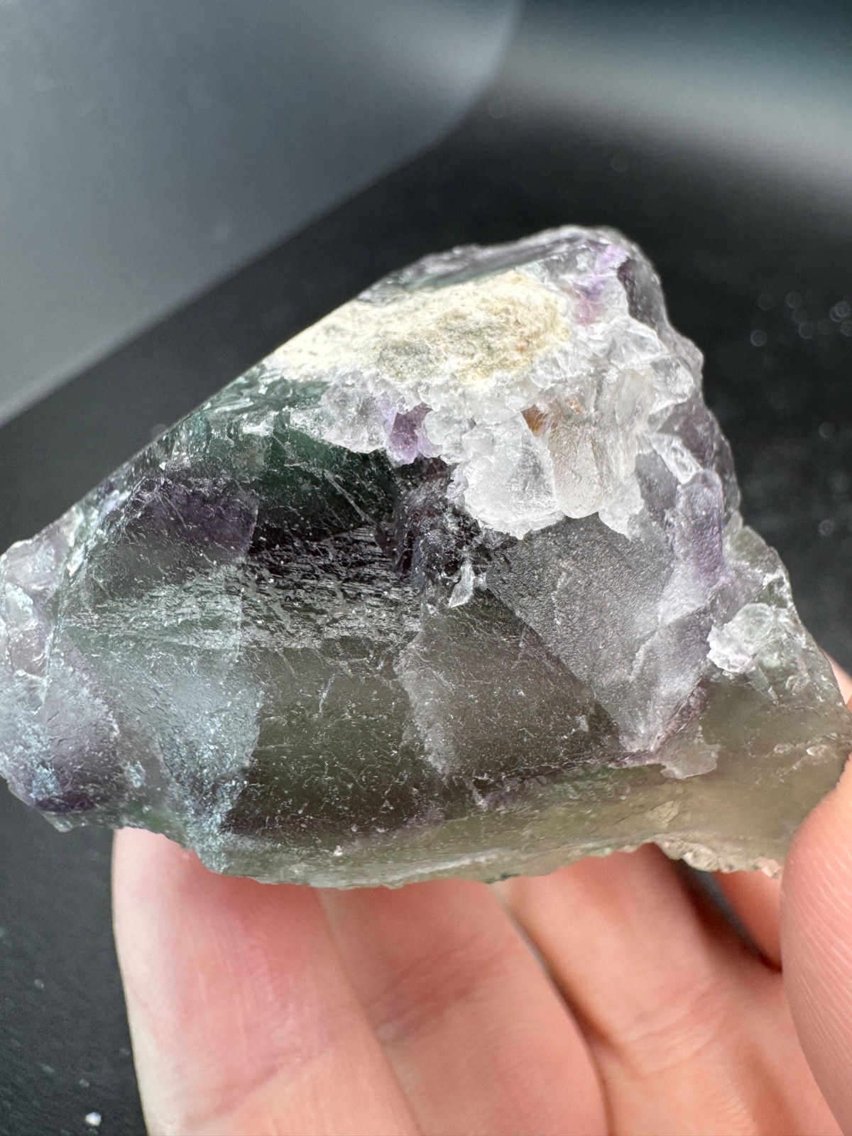 6692 Excellent Green Stepped Fluorite Fu Jian 152g
