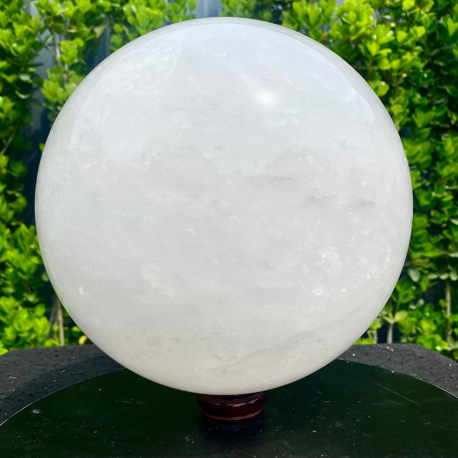 21.82LB white crystal quartz crystal ball Reiki repair