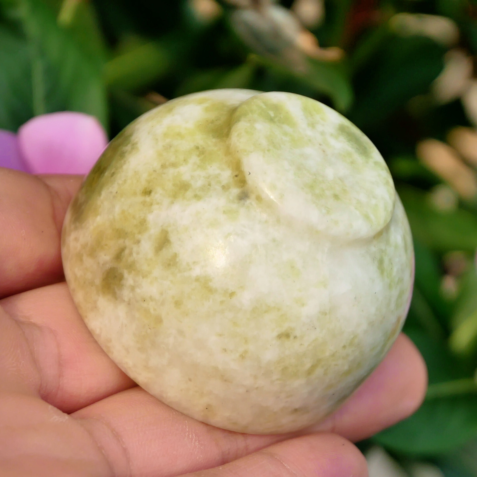 4PCS Natural Jade Bowl Gemstone Quartz Dish Chakra Healing Reiki Crystal Gift 2″