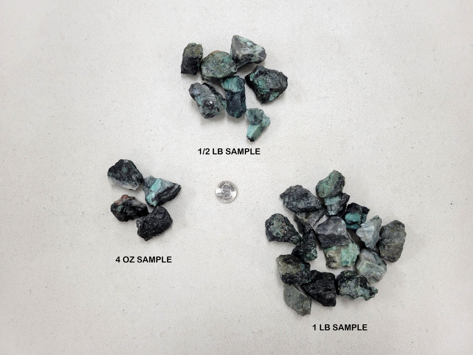 Rough Emerald Crystal Stones Bulk Wholesale Gems Crystals for Tumbling & Healing