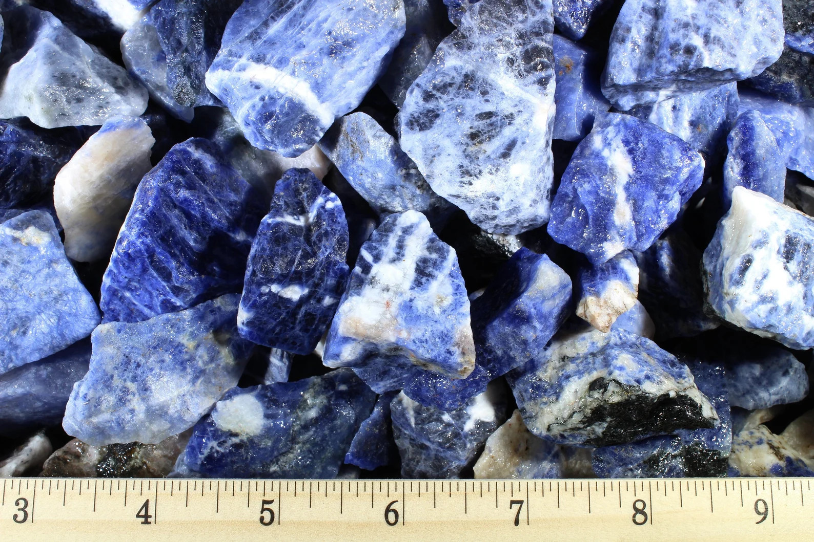 Sodalite – Rough Rocks for Tumbling – Bulk Wholesale 1LB options